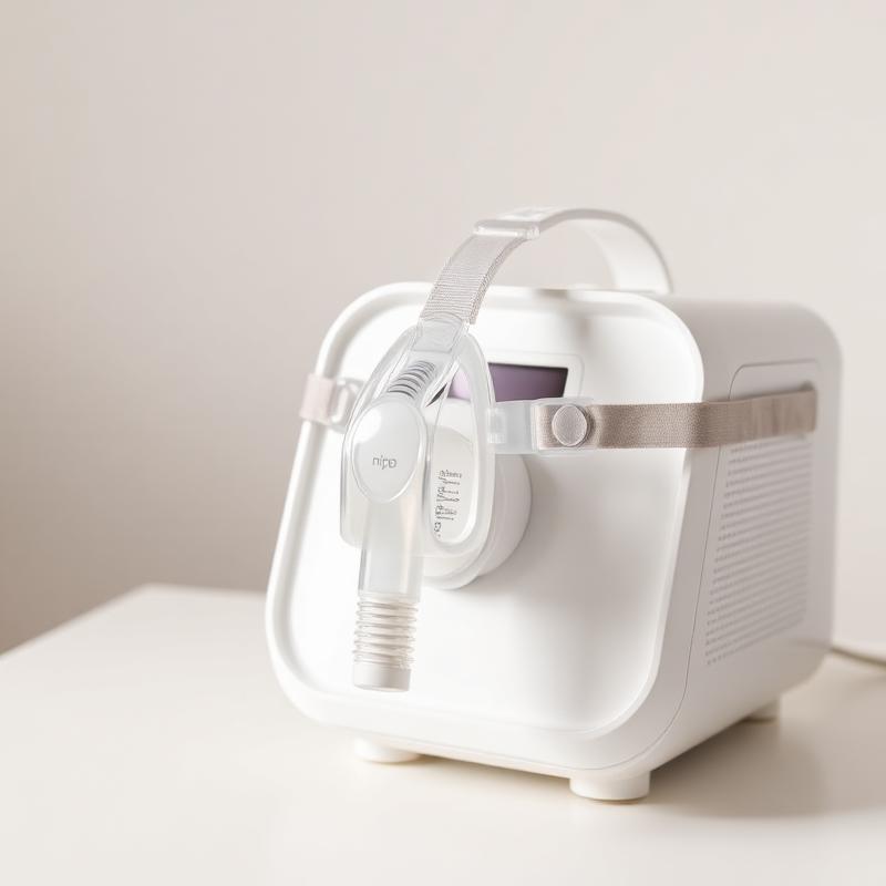 CPAP machine and mask for sleep apnea therapy