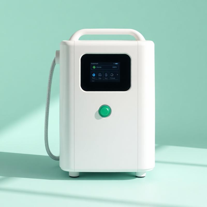 Home oxygen concentrator for respiratory care