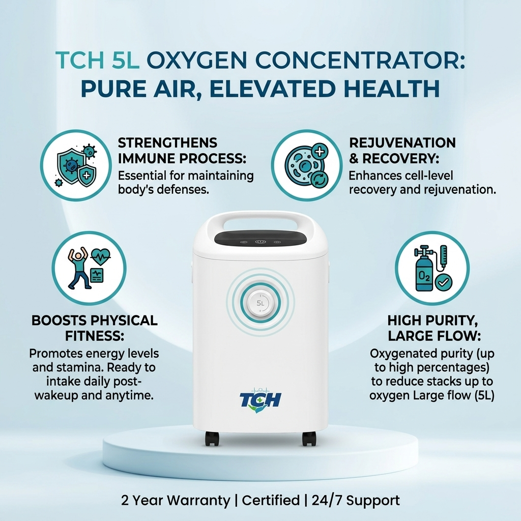 TCH Carrer 5L Oxygen Concentrator thumbnail 4
