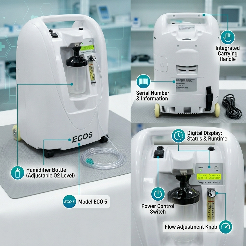 ECO 5 Oxygen Concentrator thumbnail 4
