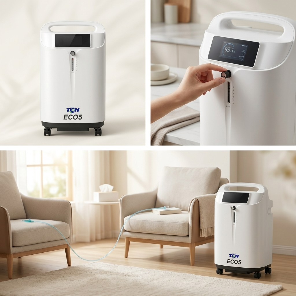 TCH ECO 5 Economical 5 Litre Oxygen Concentrator thumbnail 3